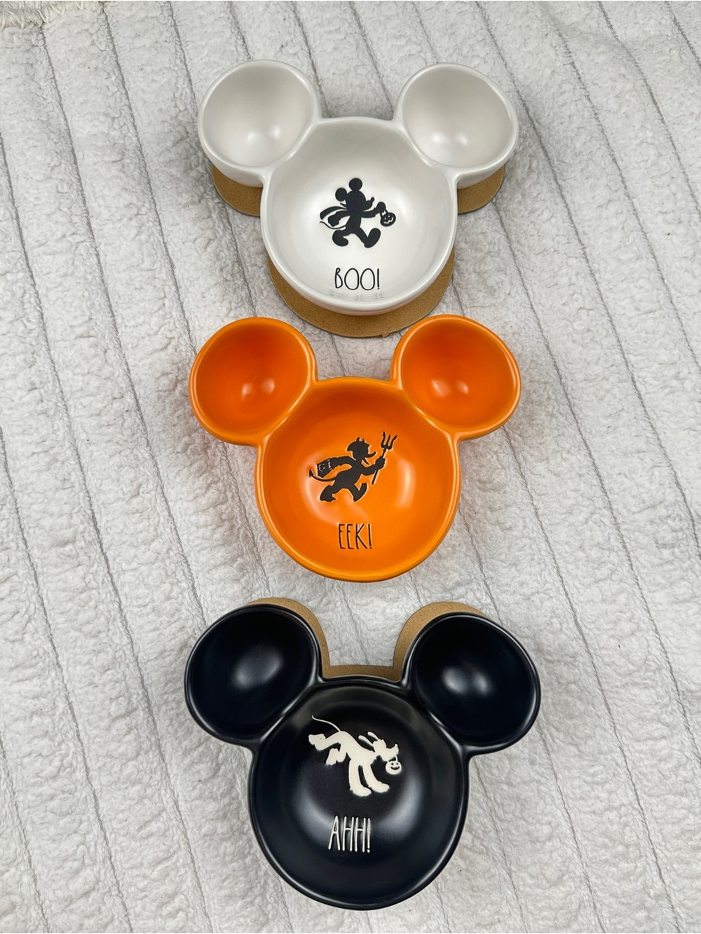 Rae Dunn Disney Halloween Tasting Bowls Set of 3